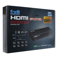 Hytech HY-LU8 8 Port 4K*2K HDMI Splitter  HDMI ÇOKLAYICI - 1